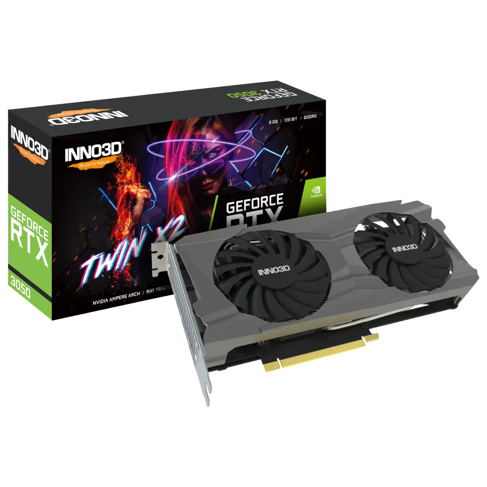 Inno3D RTX 3050 in Doha | Twin X2 8GB GDDR6